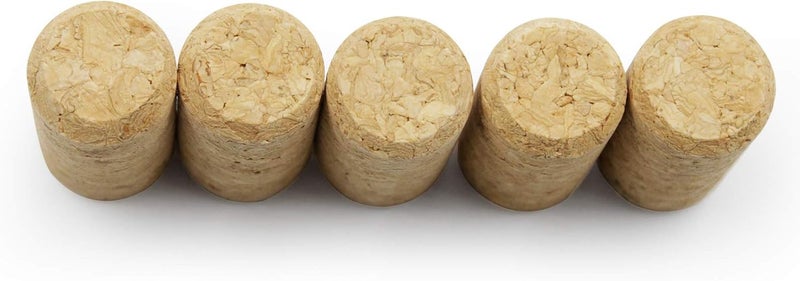 anGrace 30 Pack #8 Straight Corks, Natural Wine Corks Premium Wine Stoppers for Bottling of Wines, 7/8" x 1 3/4" - Image 5
